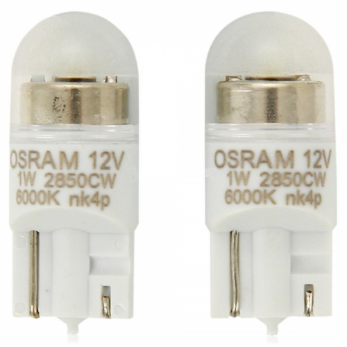 Лампа OSRAM W5W,LED 6000 K ,Cool White (2850CW-02B), кмп