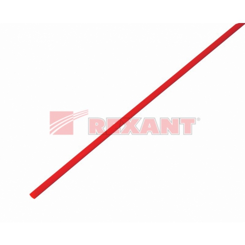 Трубка термоусаживаемая REXANT (1м) 3 мм красная