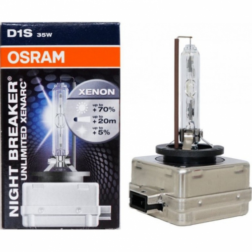 Ксенон лампа OSRAM D1S (66140XNB) Xenarc Night Breaker Unimited,2 шт.(кмп)