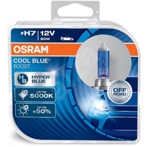Лампа OSRAM H7 (62210CBB-HCB) Cool Blue Boost,DuoBoost (2шт),кмп