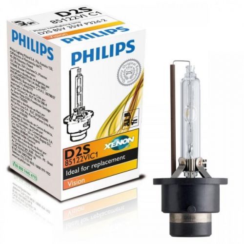 Ксенон лампа PHILIPS D2S 4300K цветная упаковка для сервиса