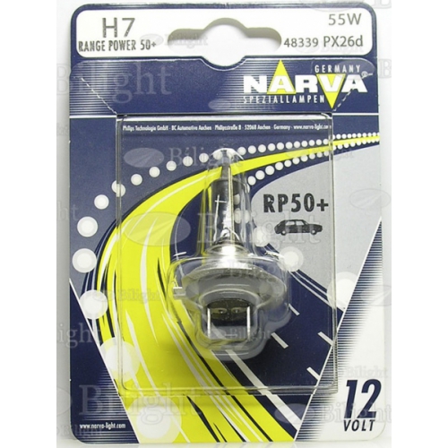 Лампа NARVA H7 (48339) RP50 (блистер)