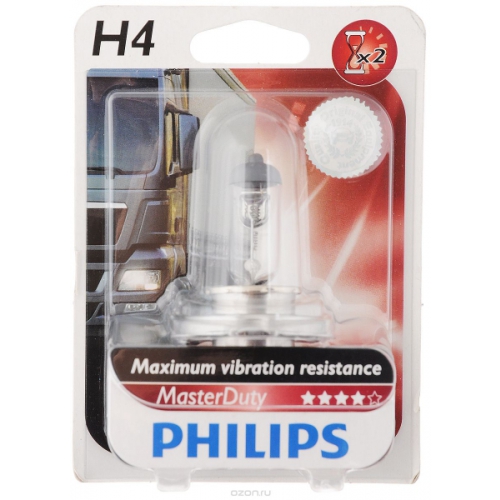 Лампа PHILIPS H4 (13342MDB1) 24V MasterDuty (блистер)