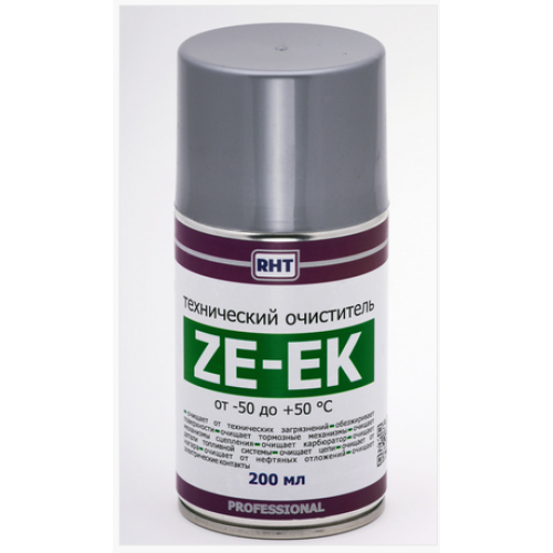Очиститель технический ZE-EK , аэрозоль , 200 мл