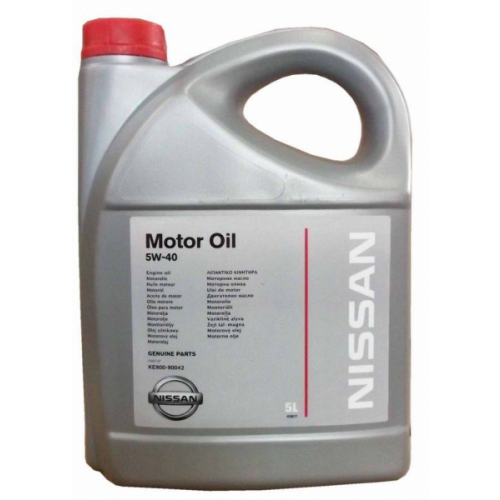 Масло моторное Nissan Motor Oil 5W40 5L [ KE900-90042R ] 2016-